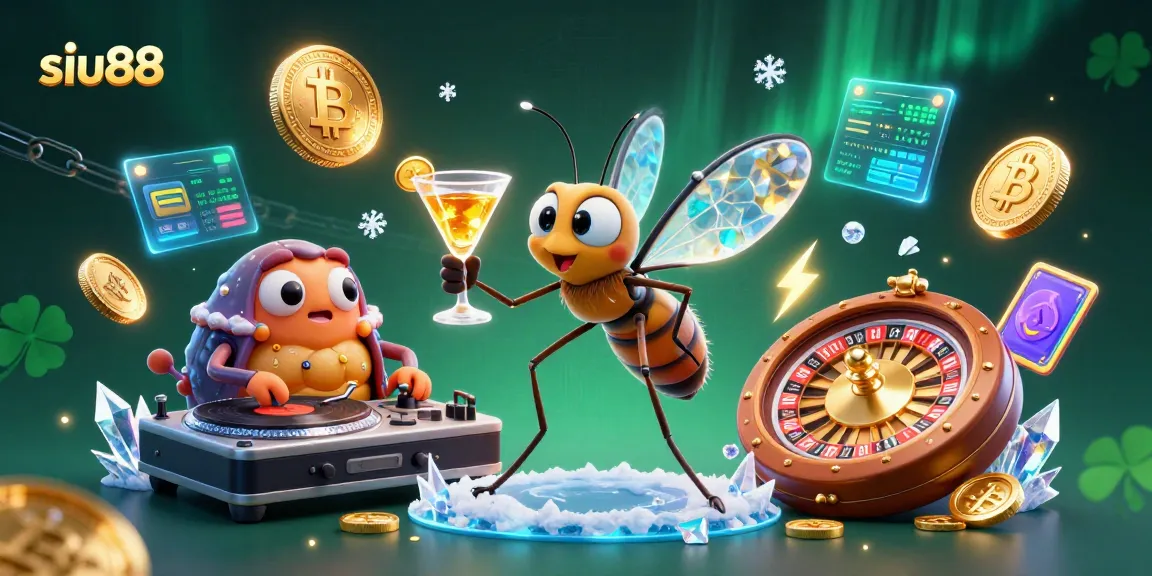 Siu88 brings excitement to life with a casino-themed frozen mosquito and trilobite DJ.