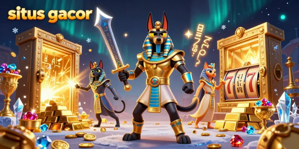 Experience the vibrant orbs of chance at situs gacor with spinning slot reels and dynamic characters.